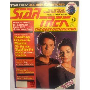 Vintage STAR TREK The Next Generation Magazine Vol 3 87-88 UNREAD NEW